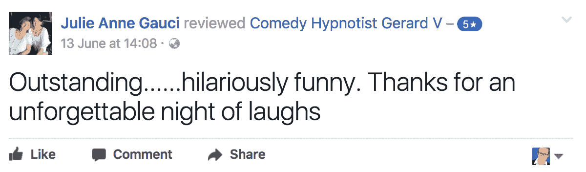 Outstanding . . . hilariously funny!!!