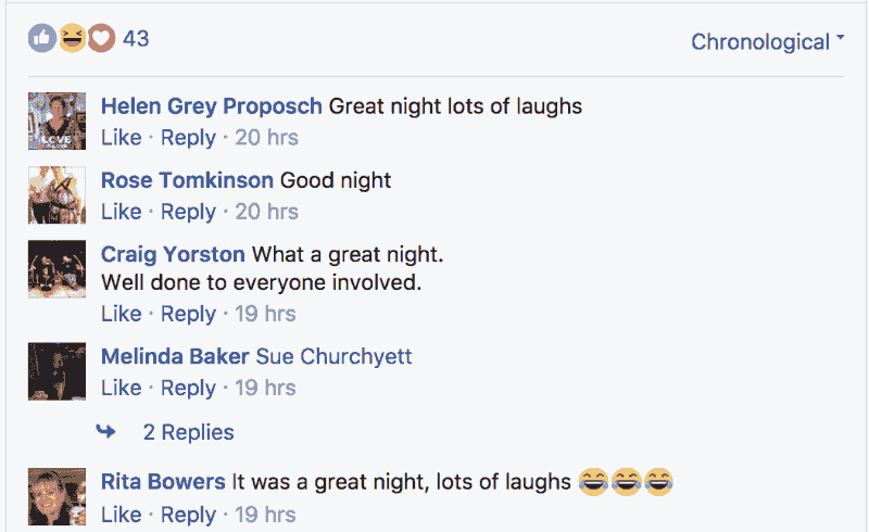 Great Night, Lots of Laughs