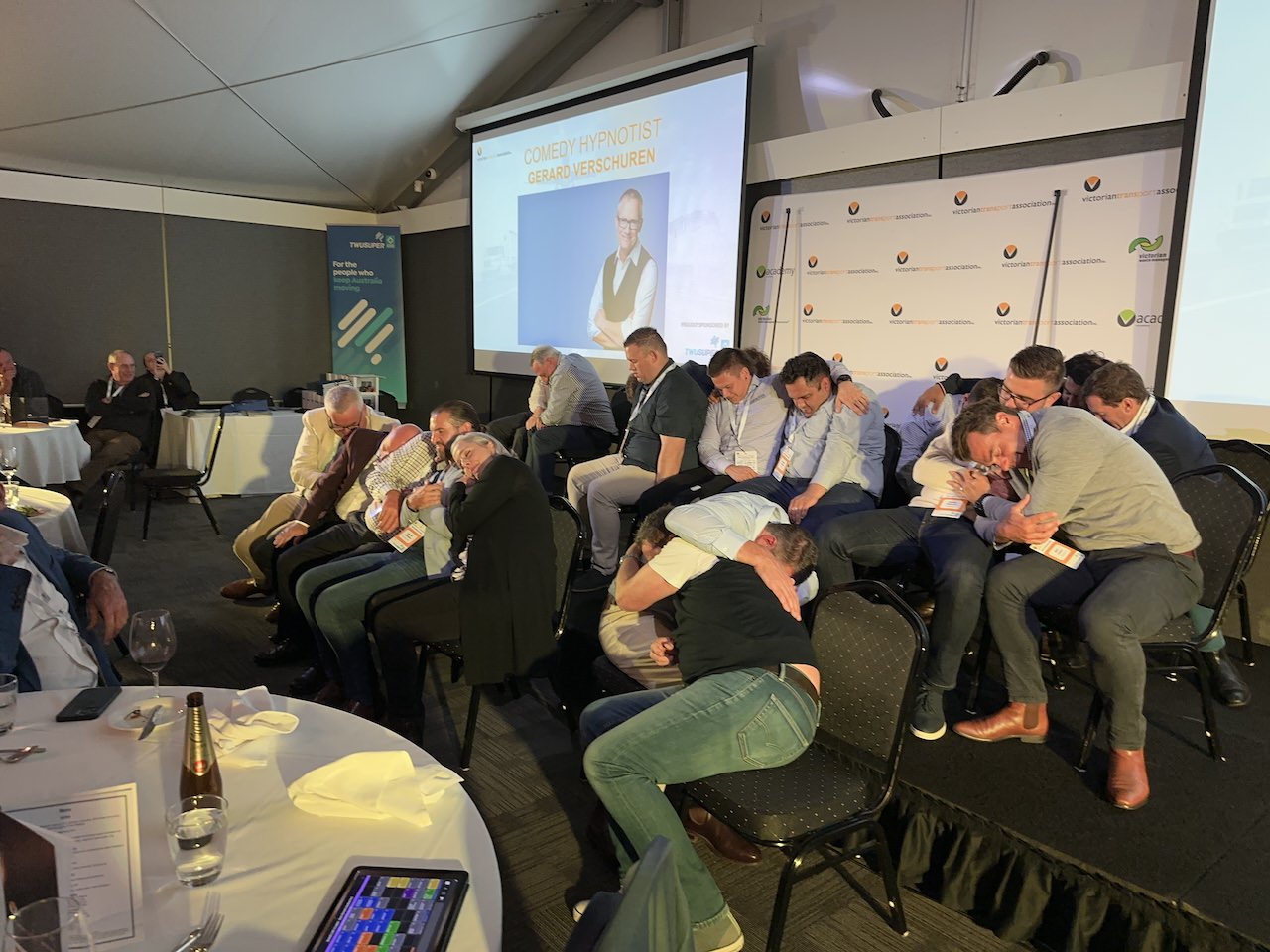 A photo from the Victorian Transport Associate conference event 2023